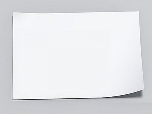 a single blank peice of white paper 200