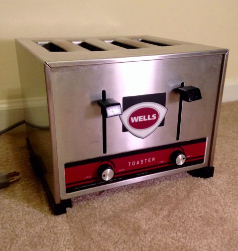 Wells bloomfield t-4c commercial pop up toaster for sale