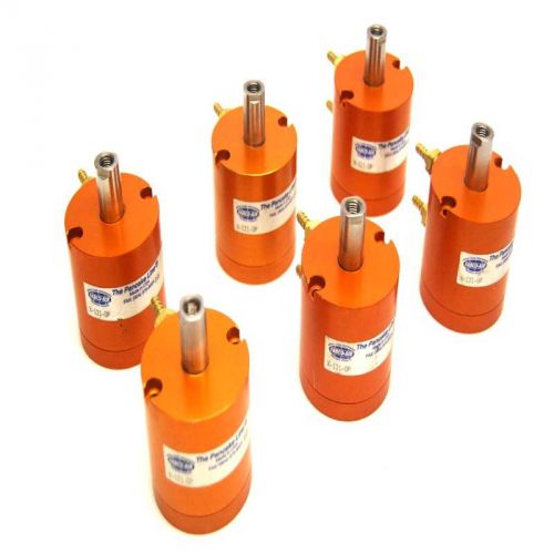 Lot of 6 fabco air x-121-0p pancake pneumatic air cylinders 1-1/8&#034; bore for sale