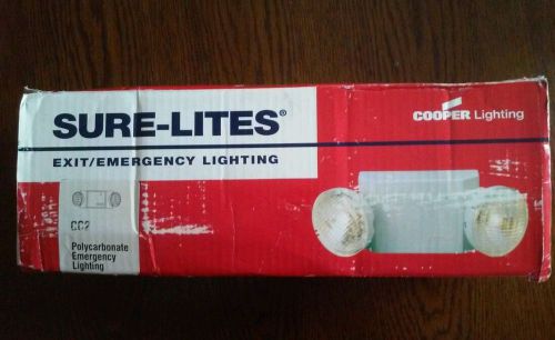 Sure-Lites Exit/Emergency Backup Lighting Model #CC2 NEW Never Opened