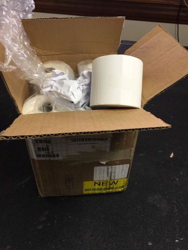 3 x 2&#034; White Thermal Transfer Labels 12 Roll Qty 735 per roll