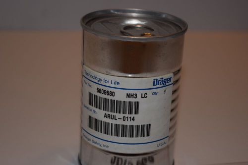 Draeger gas detection cartridge for nh3 p/n 6809680 for sale