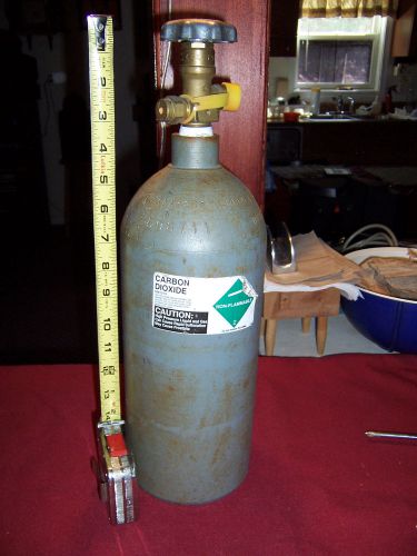 Co2 Tank Steel Cylinder for Home Brewed Beer, Soda &amp; Tea  (5 Lbs.)