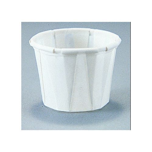 Pleated paper .5-oz. condiment cup (case of 5000) for sale