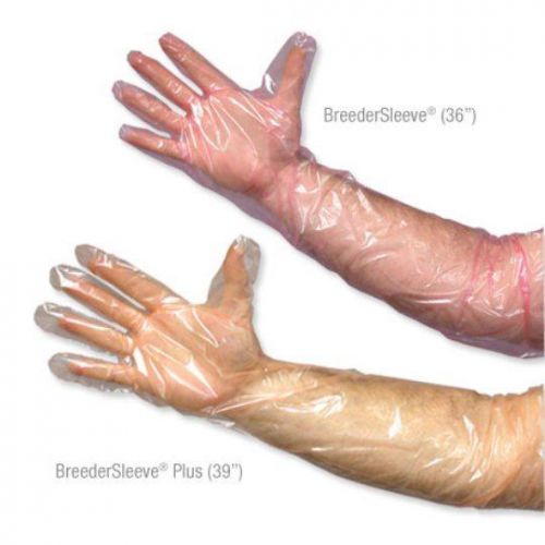100 Sire Power, 1 Mil, Shoulder Length, Breeder Sleeve Glove, 36&#034; Free Shipping
