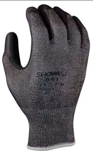 SHOWA BEST 541-M.BK Cut Resistant Gloves, Gray, M, PR, 12 Pair