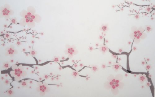 20pcs 15x21cm Cherry Blossom Sakura Packaging Wrap Wax Oil Greaseproof Paper