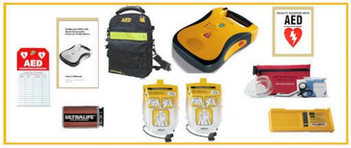 Defibtec lifeline aed w/carry case and pads for sale