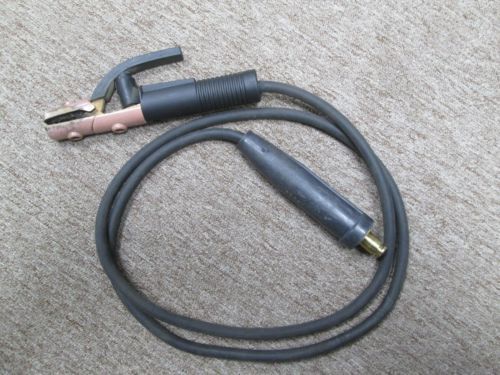 6&#039; Flex-A-Prene # 2 Welding Cable w/ Tweco Quick Disconnect &amp; Electrode
