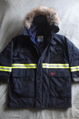 Actionwear Saskatoon Professional Flame Resistant Overcoat w Fur Hood  L