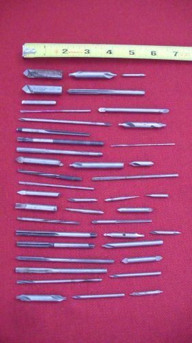 42 assorted small pieces and sizes reamers, drill bits, end mills good condition for sale