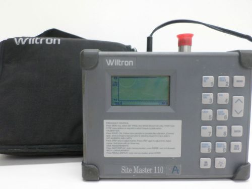 Wiltron anritsu sitemaster 110 cable &amp; antenna installation &amp; maintenance tool for sale