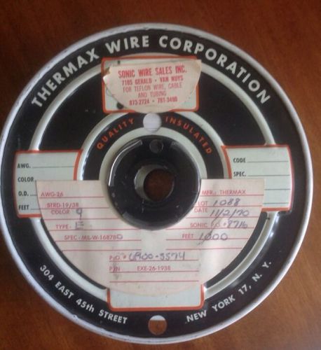 Thermax Corp Teflon Wire 26 AWG P/N EXE261938 Over 300ft