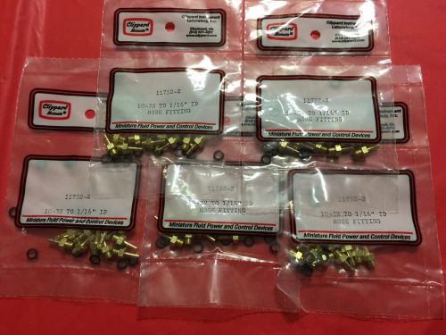 50x clippard minimatic 32 to 1/16&#034; id hose fittings 11752-2 coupler for sale