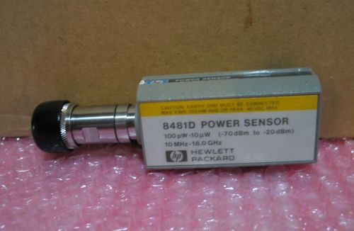 Agilent HP 8481D Power Sensor 10 MHz to 18 GHz -70 to -20 dBm