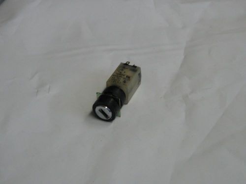 Maruyasu Electric Round Key Selector, K16, Type CK1611, Used,  Warranty