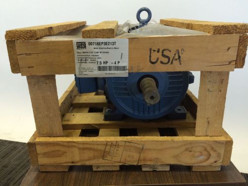 New unused weg 00718ep3e213t w21 7.5hp 208-230/460v-ac 1765rpm 213t 3ph ac motor for sale
