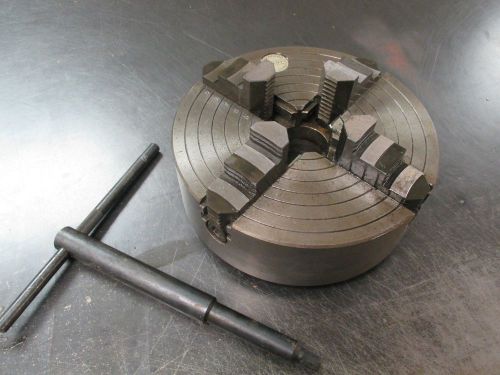 Used 10&#034; 4-jaw independent lathe chuck type l00 back for sale