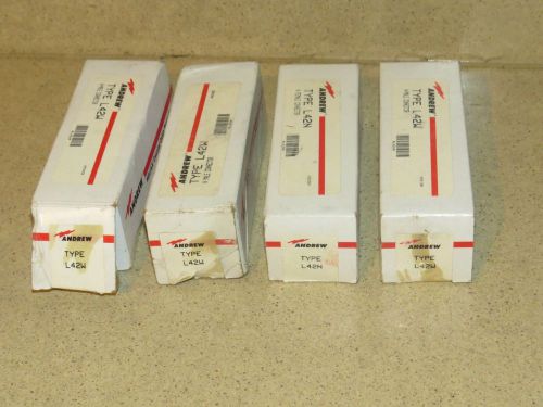 ANDREW N-MALE CONNECTOR TYPE L42W - LOT OF 4