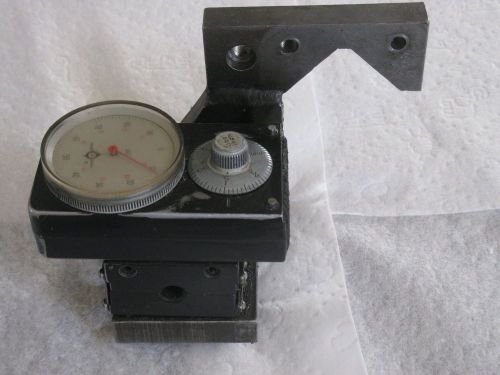 Trav-a-dial model 6a .001&#034; travel dial readout w/ mounting base for sale