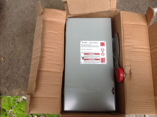 EATON DH361UGK 30 AMP 600 VOLT 3 PHASE 3 WIRE NON FUSIBLE DISCONNECT
