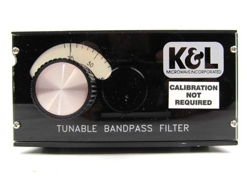 K&amp;L Microwave 5BT-24/48-5-O/O Tunable Bandpass Filter 24-48 MHz SMA Female