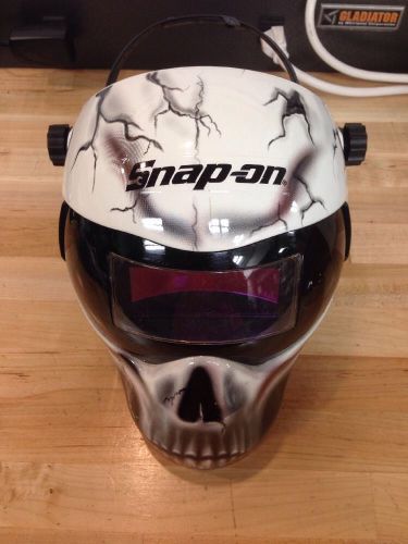 snap on welding helmet