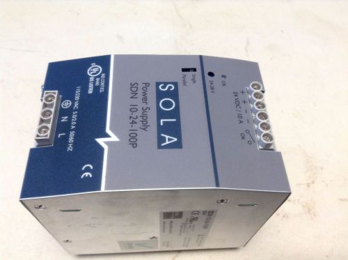 Sola SDN10-24-100P 24 VDC 10 A Power Supply 115/230 V SDN 10-24-100P SDN1024100P