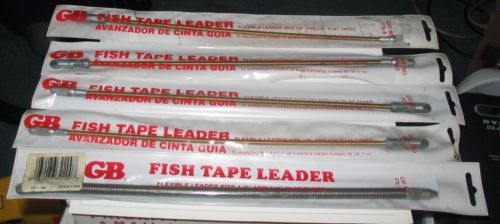 FIVE GARDNER BENDER FTL-5 MULTI-FLEX FISH TAPE LEADERS