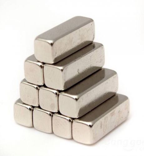 10pcs Strong Block Rare Earth Neodymium Magnets 12mm x 4mm x 4mm