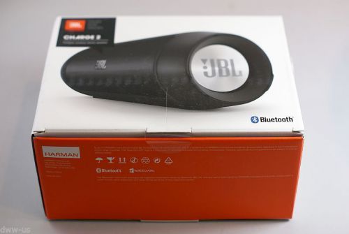 new black JBL Charge II 2 Portable Wireless Bluetooth Speaker