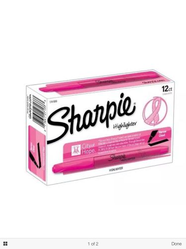Marker Office Sharpie Accent Pink Ribbon Pocket-Style Highlighters 12 1741910