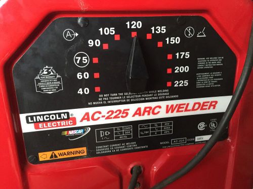 Lincoln Electric AC-225 Arc Welder AC Variable Voltage