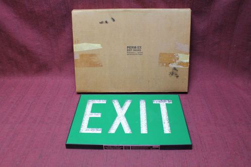 Perm-Ex Self-Luminous Exit Sign (expired) New
