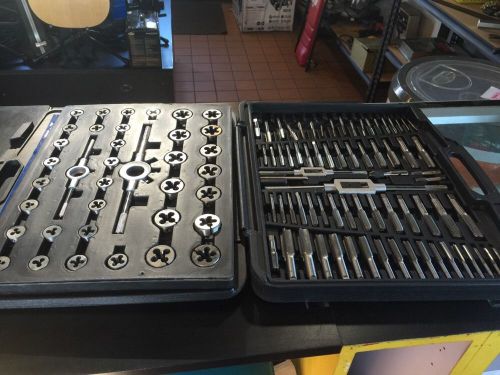 Westward 1pz54 tap/die set, 110 pc, high carbon steel for sale