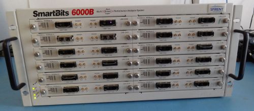 Spirent Smartbits SMB-6000B w/ CTL-6001A Module &amp;12x LAN-3311A 1000Base-X Module