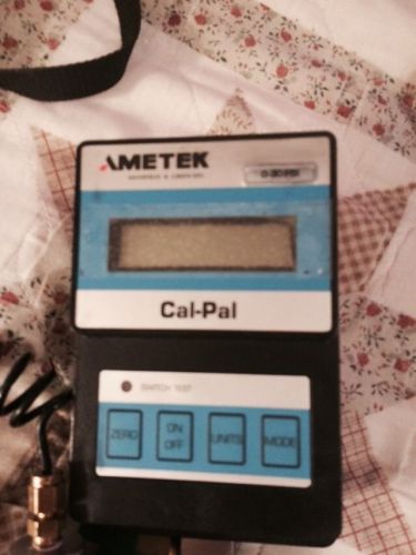 Ametek Iwc-20 Pressure Calibrator (Cal-Pal), With Pump Case And Test Leads