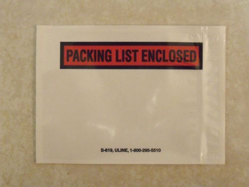 Case of 1,000 PACKING LIST ENCLOSED Envelopes - 4.5 x 6 Inches