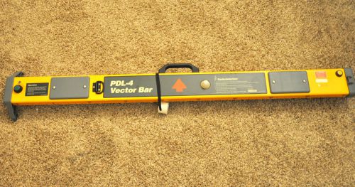 Radiodetection PDL-4 Cable Pipe Utility Locator Vector Bar PDL 4