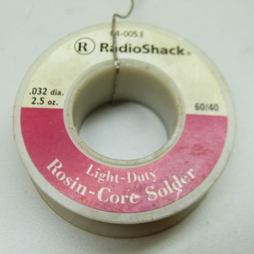 $5 Blow Out Sale: Radio Shack 64-005E light duty rosin-core solder .032 dia b1
