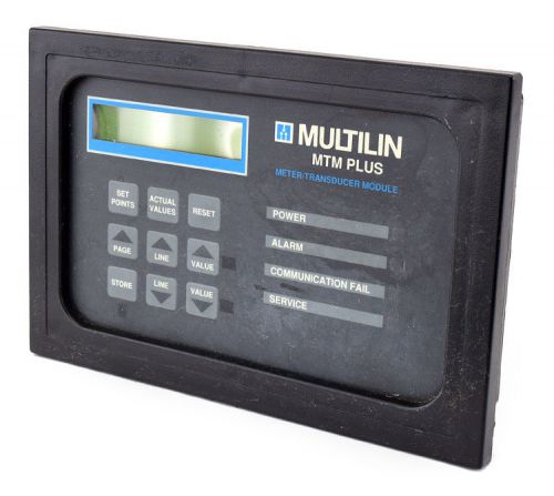Multilin mtm plus 250vac 5a digital meter/readout transducer/converter module for sale