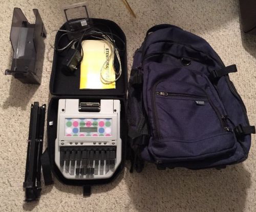 Stentura Protege Student Machine w/ rolling bag &amp; Accessories