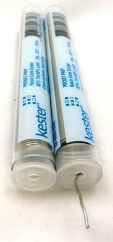 Kester pocket pack solder 60/40 0.031 0.50 oz. tube 2 pack for sale