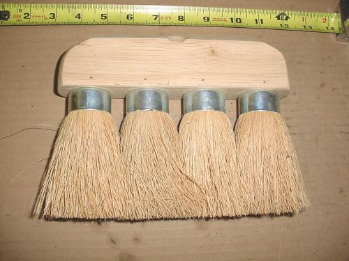1 new roofing brush 4 knot 8 x 6 3/4 masonry utility cleaning roof tool brushes- for sale