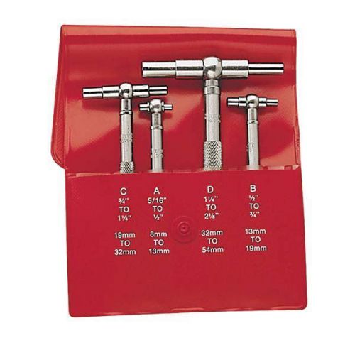 Fowler telescoping gage sets 52-470-004 range 5/16&#039;&#039;~ 2-1/8&#039;&#039; 4 pc for sale