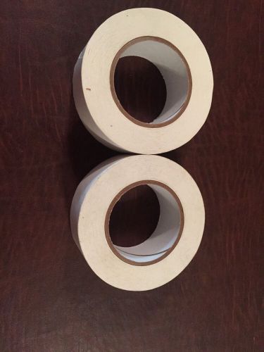 Tsi 60 white flat back paper tape 2 inch x 60 yds sold in packs of 2 for sale