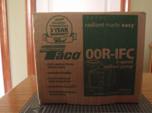 Taco 00R-IFC 3 Speed Cartridge Circulator &#034;Radiant Pump&#034; with IFC - Cast Iron
