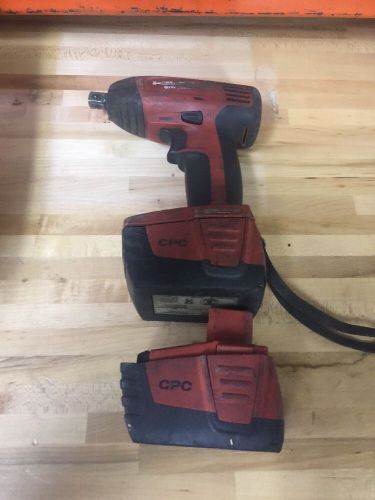 Used Hilti SIW 144-A 14.4 Volt Impact Drill W/ 2 Battery No Charger City Surplus