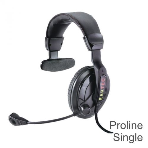 Eartec Proline Single Headsets for Production Intercom Systems
