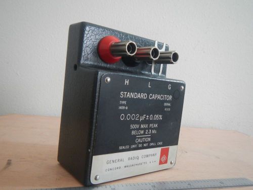 General Radio Company Type 1409-G 0.002 uf Standard Capacitor